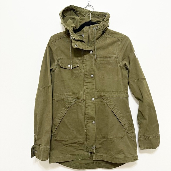 North Face Olive Green Heavy Weight Utility Jacket XS gorpcore outdoor hiking - Picture 1 of 14